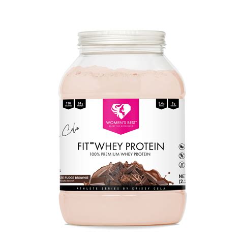 Womens Best FIT Whey Protein Powder Chocolate by Krissy Cela