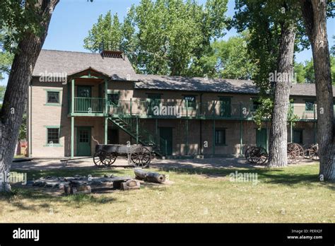 Old Fort Benton is a Museum in Fort Benton, Montana, USA Stock Photo ...