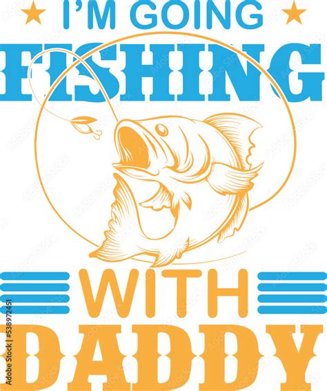 Fishing SVG T SHIRT DESIGN Stock Vector | Adobe Stock