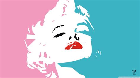 Marilyn Monroe painting, Marilyn Monroe, celebrity, pink, blue HD wallpaper | Wallpaper Flare