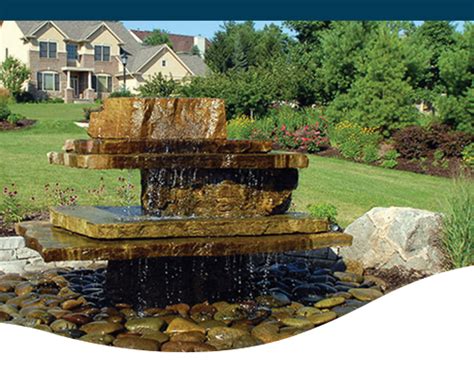 Natural Stone Fountains - Ted Lare - Design & Build