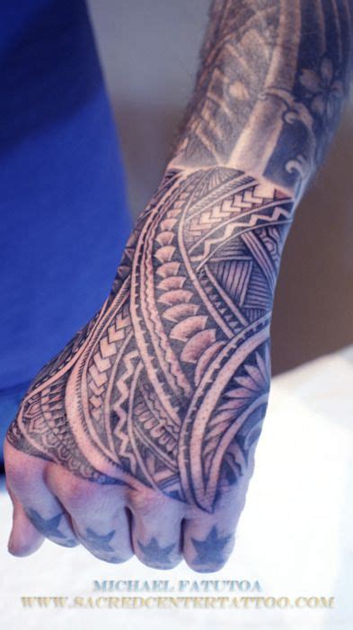 Polynesian hand tattoo by Samoan Mike @SacredCenterTattoo #samoan # ...