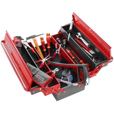 Facom 2050.E17 103 Pce. Electricians Tool Kit in BT.11A Tool Box ...