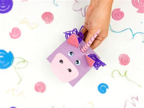 Unicorn Hand Puppet Craft - The Gingerbread Pony