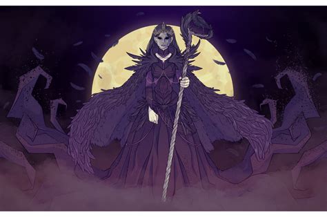 [Art] The Raven Queen : DnD | Raven queen, Raven queen dnd, Queen art