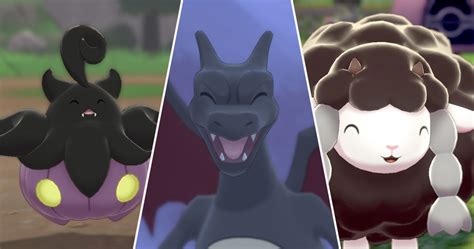 Pokemon: The Best Black-Themed Shiny Forms, Ranked