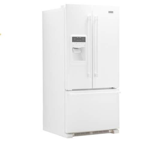 Maytag 21.7-cu ft French Door Refrigerator with Ice Maker (White) in the French Door ...