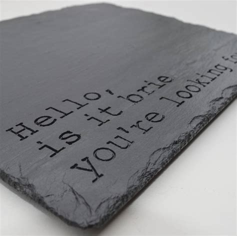 Fun Engraved Slate Cheese Board By Winning Works | notonthehighstreet.com