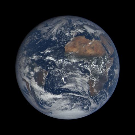 DSCOVR EPIC image of Earth on October 12, 2015 | The Planetary Society