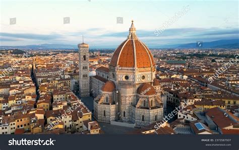 Aerial View Florence Cathedral Duomo Di Stock Photo 2373587937 ...