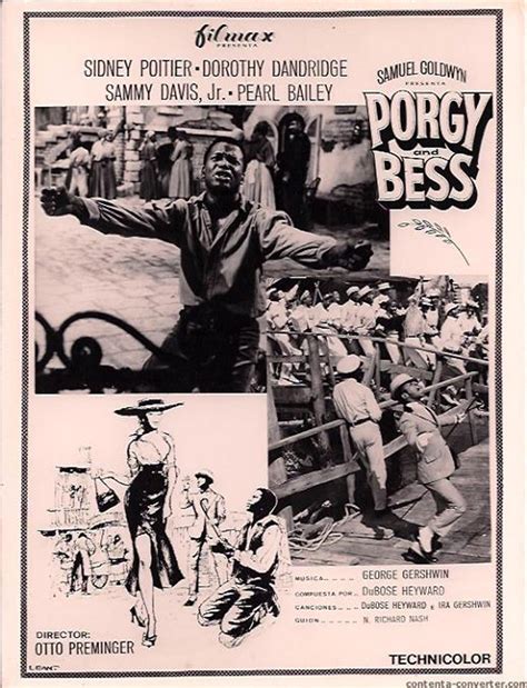 "PORGY AND BESS" MOVIE POSTER - "PORGY AND BESS" MOVIE POSTER