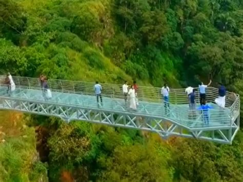 Watch video: Longest glass bridge in country to be opened in Idukki today | Kerala News - News9live