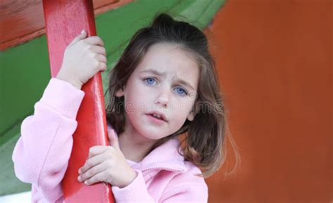 Scared child stock image. Image of outdoors, challenge - 12608515