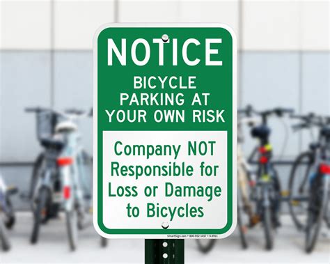 Bicycle Parking Signs