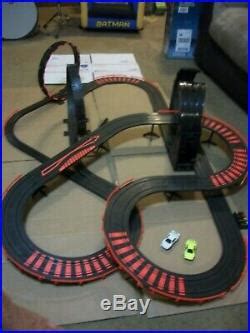 Car Track Set | TYCO SUPER DUPER DOUBLE LOOPER RACE TRACK with 440-X2 LAMBORGHI SLOT CAR COMPLETE