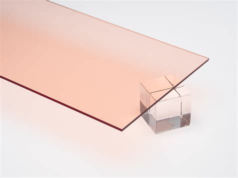 Rose Gold Transparent Acrylic Sheet – Canal Plastics Center