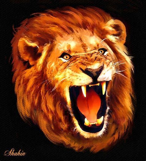 Lion Roar Face