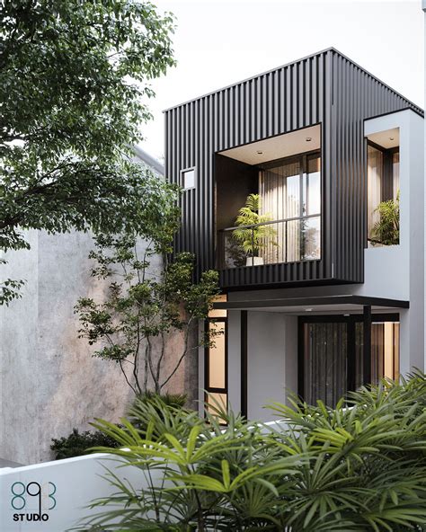 T house |CGI Design: Duy Huynh 893.studio on Behance in 2022 | Facade ...