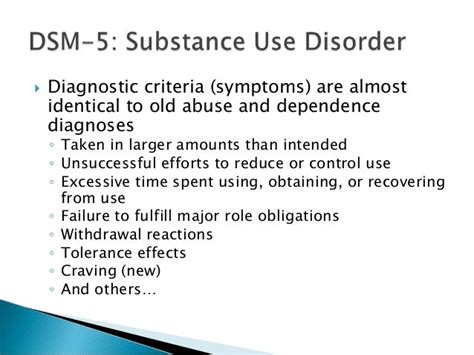 Dsm 5 substance abuse