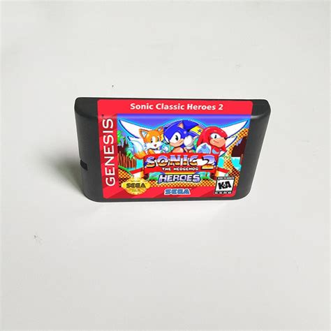 Sonic Classic Heroes 2 Sega Genesis Mega Drive MD Game Card - Bitgameshop