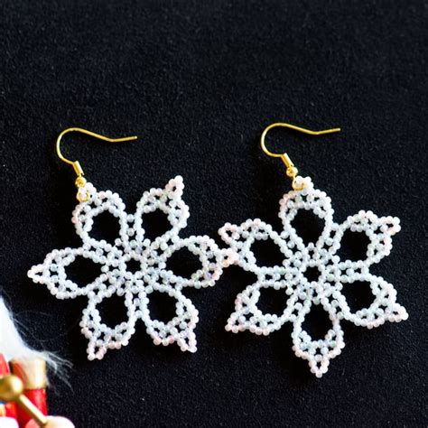 Snowflake Earrings - Etsy