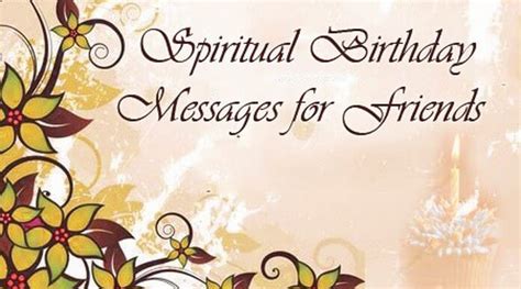 Spiritual Birthday Wishes For Friend