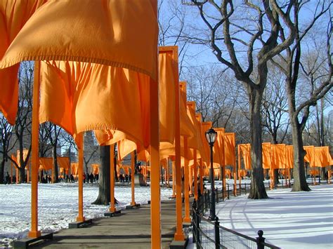 The Gates Central Park New York. Art Installation. Just blows me away ...