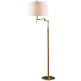 Holtkoetter Antique Brass Lamp with Satin White Shade - #U5669 | Lamps Plus