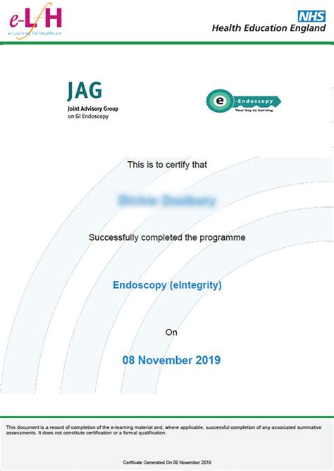 Endoscopy Training Course | eIntegrity