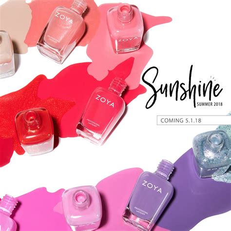 RETRO KIMMER'S BLOG: SUNSHINE SUMMER NAIL COLORS 2018 FROM ZOYA