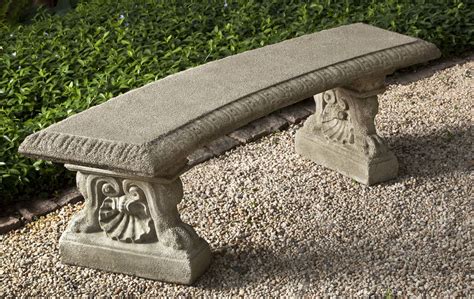 Campania International, Inc Westbury Cast Stone Garden Bench | Stone ...