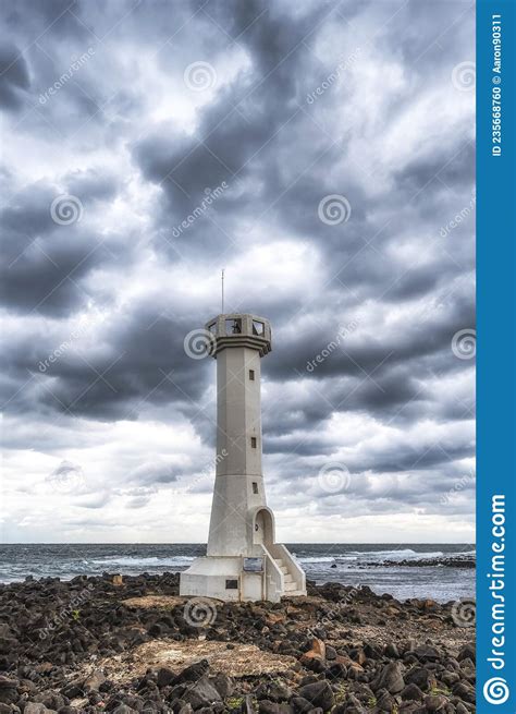 Udo Mangru Lighthouse stock photo. Image of nature, landscape - 235668760