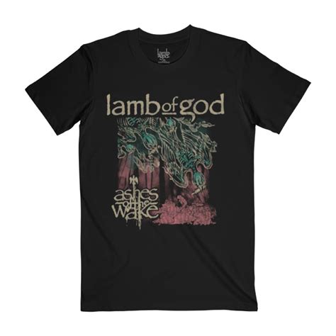 Ashes of the Wake Vintage Tracklist Tee – Lamb of God Store