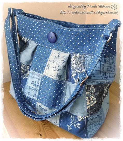 Ephemera's Attic: Shabby Patchwork Bag