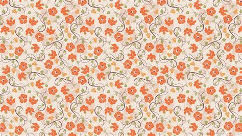 Vintage Floral Pattern Orange - Vintage Retro Flower Floral Orange Pattern Dessert Art Men ...