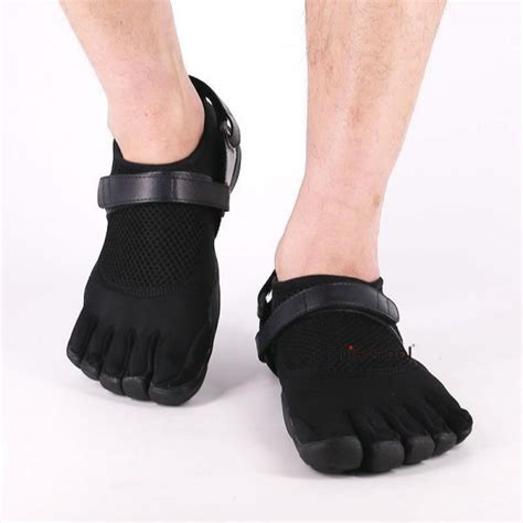 Classic Black Five Finger Running Shoes Hiking Shoes Yoga Toe Shoes ...