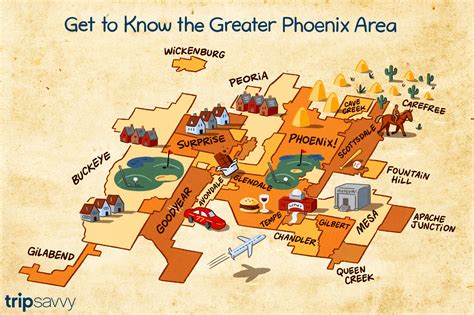 Maricopa County Map With Cities