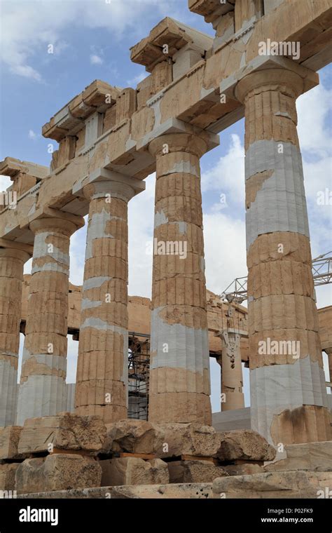 Parthenon restoration hi-res stock photography and images - Alamy