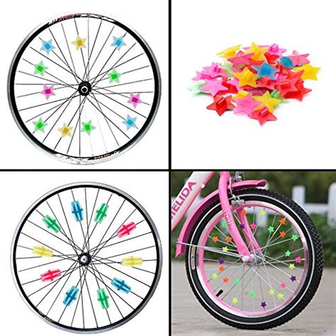 TOPCABIN Bike Wheel spokes 105 PCS With Different Designs Cute Biking Accessories for Kids ...