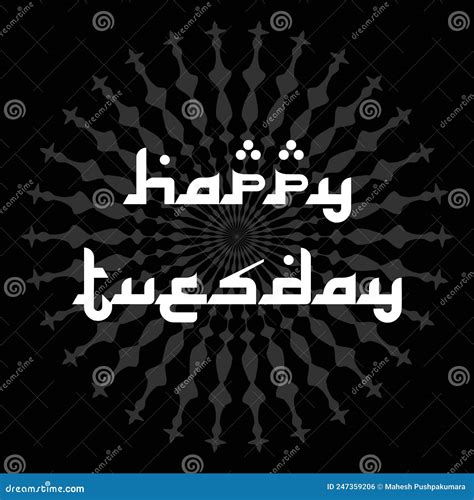 Happy Tuesday Vector Illustration Stock Vector - Illustration of ...