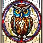 Stained Glass Tiffany Owl Free Stock Photo - Public Domain Pictures