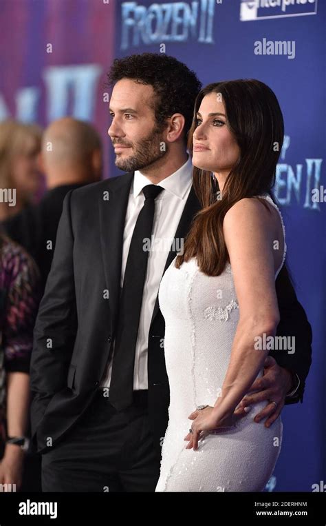 Idina Menzel, Aaron Lohr attend the premiere of Disney's "Frozen 2" at ...