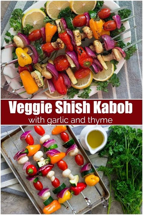 An easy veggie shish kabob recipe that you can make any time. Delicious grilled vegetables ...