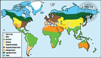 Maps: Biomes of the World {Messare Clips & Design} by Messare Clips and ...