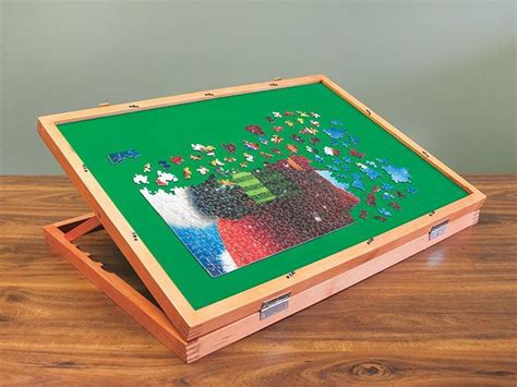 Mary Maxim - Puzzle Easel Table - Puzzles | Jigsaw puzzle table, Puzzle table, Wooden puzzles