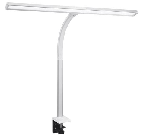 PHIVE LED Task Lamp, 15 Watt Super Bright Desk Lamp with Clamp, Dimmable Gooseneck Monitor Lamp ...