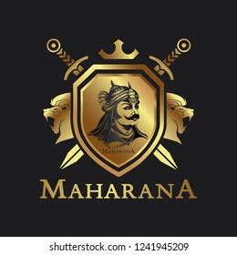 Maharana Pratap Black White Logo Rajput 库存矢量图（免版税）1249022128 | Shutterstock