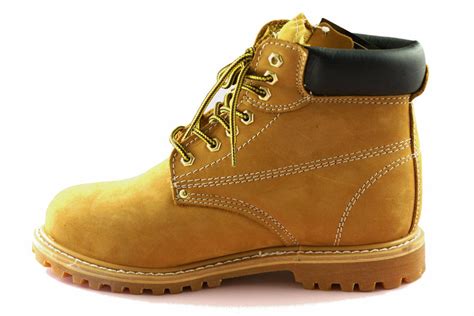 Townforst® Steel Toe Men's Slip Resistant Work Safety Boot Camel