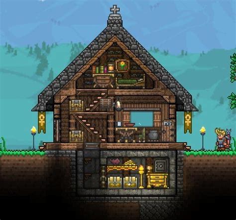 Cool tiny house • /r/Terraria | Terraria house ideas, Terraria house design, Terrarium base