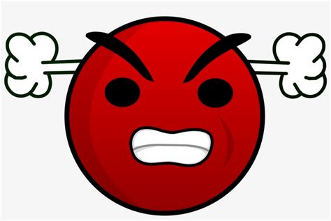Open - Red Mad Face - Free Transparent PNG Download - PNGkey